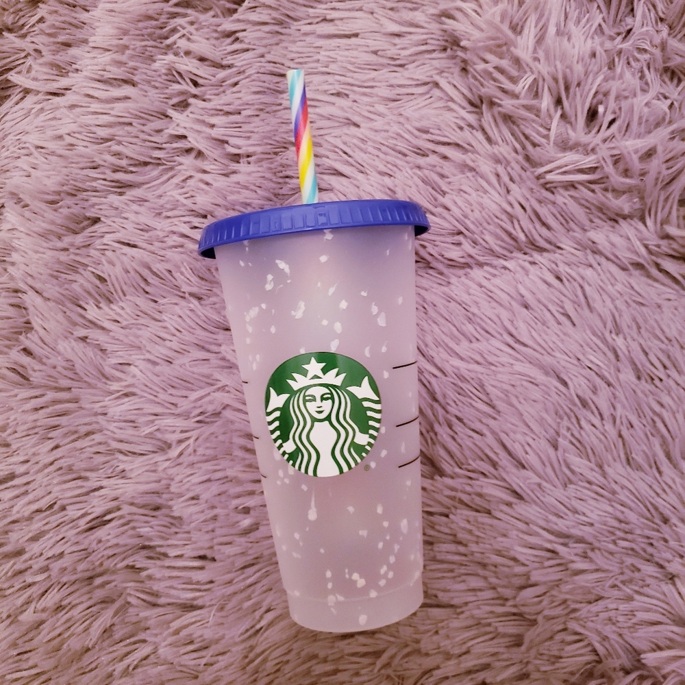 Starbucks confetti cup